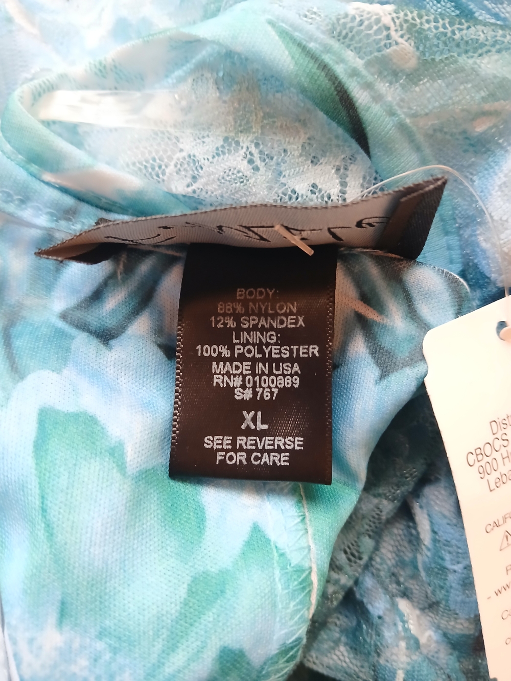 Frazzle Floral Tunic Top Size XL NWT - Picture 3 of 5